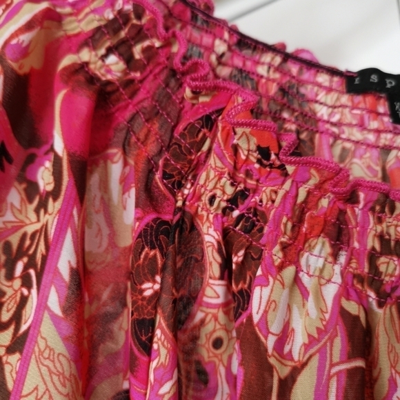 Brights bold Sheer Colourful top - Picture 6 of 11